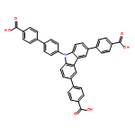 4,4'-(9-(4'-Carboxy-[1,1'-biphenyl]-4-yl)-9H-carbazole-3,6-diyl)dibenzoic acid