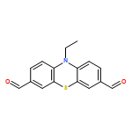 10H-Phenothiazine-3,7-dicarboxaldehyde, 10-ethyl-