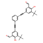 5,5'-(1,3-phenylenebis(ethyne-2,1-diyl))bis(3-(tert-butyl)-2-hydroxybenzaldehyde)