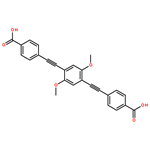 Benzoic acid, 4,​4'-​[(2,​5-​dimethoxy-​1,​4-​phenylene)​di-​2,​1-​ethynediyl]​bis-