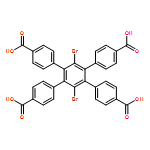 3',6'-dibromo-4',5'-bis(4-carboxyphenyl)-[1,1':2',1''-terphenyl]-4,4''-dicarboxylic acid