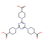 4-​Piperidinecarboxylic acid, 1,​1',​1''-​(1,​3,​5-​triazine-​2,​4,​6-​triyl)​tris-