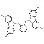 1,2-Bis(3,6-dibromo-9H-carbazol-9-yl)methylbenzene