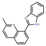 Quinoline, 8-(1H-benzimidazol-2-yl)-2-methyl-