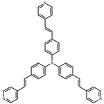 Benzenamine,4-[2-(4-pyridinyl)ethenyl]-N,N-bis[4-[2-(4-pyridinyl)ethenyl]phenyl]-