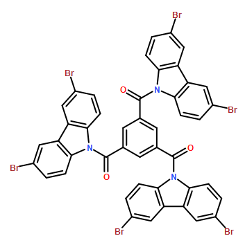 benzene-1,3,5-triyltris((3,6-dibromo-9H-carbazol-9-yl)methanone)