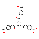 4-[[3,5-bis[(4-carboxyphenyl)carbamoyl]benzoyl]amino]benzoic acid