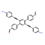 2',5'-bis((4-aminophenyl)ethynyl)-[1,1':4',1''-terphenyl]-4,4''-dicarbaldehyde
