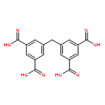5-[(3,5-dicarboxyphenyl)methyl]benzene-1,3-dicarboxylic acid