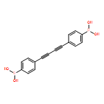 b,b'-(1,3-butadiyne-1,4-diyldi-4,1-phenylene)bis-boronic acid