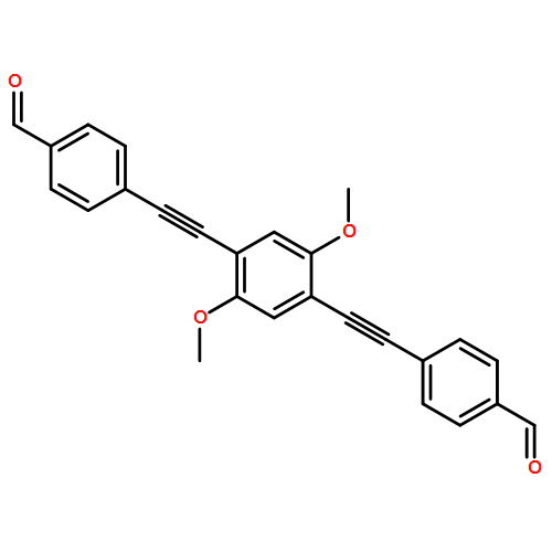 Benzaldehyde, 4,4'-[(2,5-dimethoxy-1,4-phenylene)di-2,1-ethynediyl]bis-