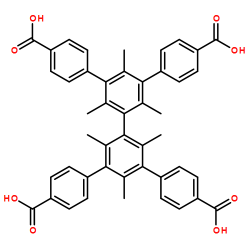 3,​3',​5,​5'-​tetrakis(4-​carboxyphenyl)​-​2,​2',​4,​4',​6,​6'-​hexamethyl-​1,​1'-​biphenyl