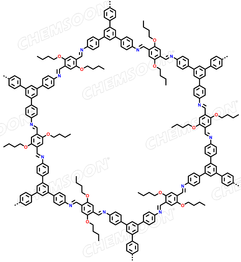 1,4-Benzenedicarboxaldehyde, 2,5-dibutoxy-, polymer with 5′-(4-aminophenyl)[1,1′:3′,1′′-terphenyl]-4,4′′-diamine
