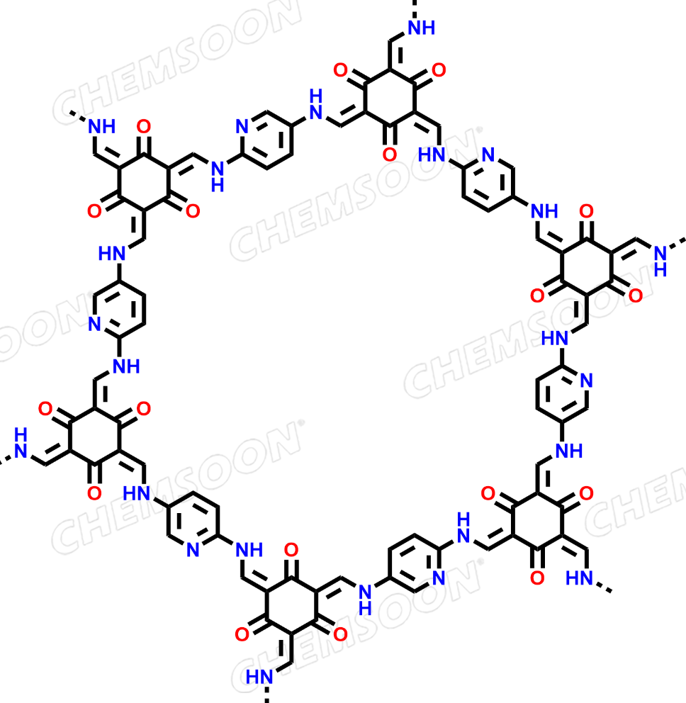 1,3,5-Benzenetricarboxaldehyde, 2,4,6-trihydroxy-, polymer with 2,5-pyridinediamine