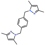 1,1'-(Benzene-1,4-Diyldimethylene)-Bis(3,5-Dimethyl-1H-Pyrazole)