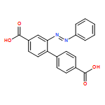 2-(2-Phenyldiazenyl)[1,1'-biphenyl]-4,4'-dicarboxylic acid