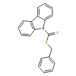 9H-Carbazole-9-carbodithioic acid, phenylmethyl ester