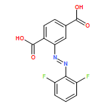 1,4-Benzenedicarboxylic acid, 2-[(1E)-2-(2,6-difluorophenyl)diazenyl]-