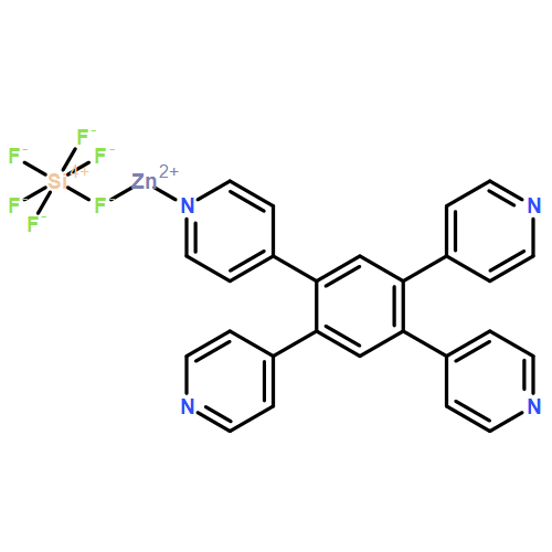 Zinc, [hexafluorosilicato(2-)-κF][4-(2,4,5-tri-4-pyridinylphenyl)pyridine-κN]-