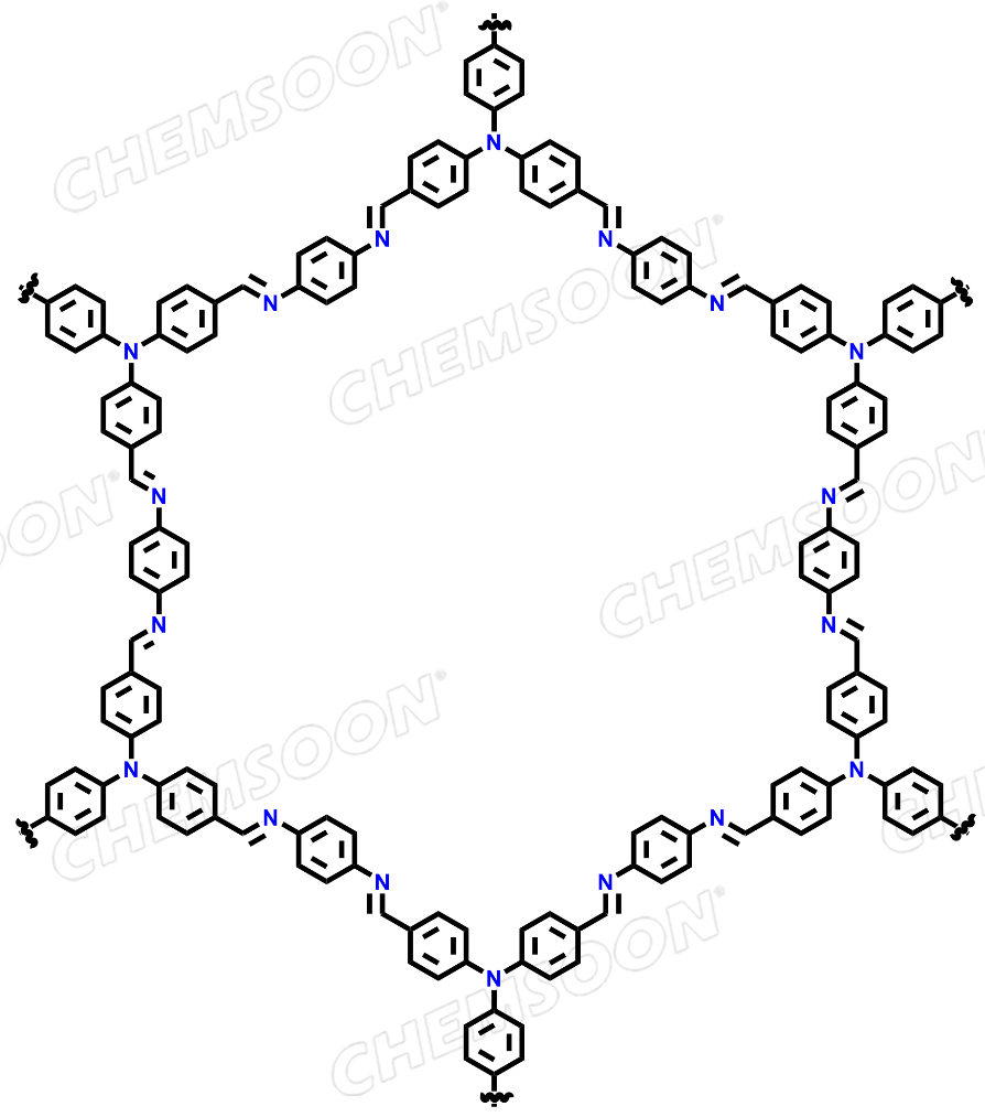 Benzaldehyde, 4,4',4''-nitrilotris-, polymer with 1,4-benzenediamine