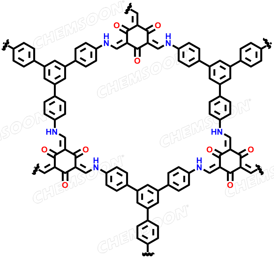 1,3,5-Benzenetricarboxaldehyde, 2,4,6-trihydroxy-, polymer with 5'-(4-aminophenyl)[1,1':3',1''-terphenyl]-4,4''-diamine