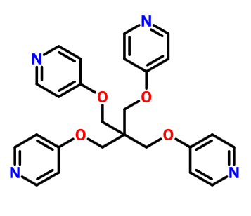 4,4'-[[2,2-bis[(4-pyridinyloxy)methyl]-1,3-propanediyl]bis(oxy)]bis-Pyridine