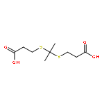 3,3'-[(1-methylethylidene)bis(thio)]bis-Propanoic acid